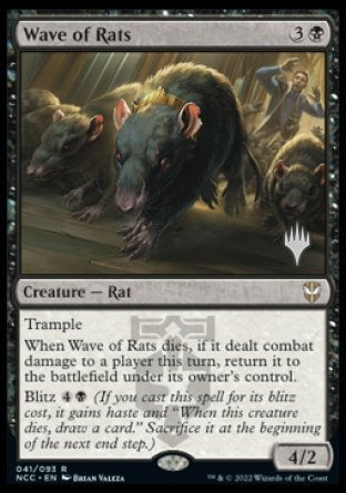 Wave of Rats (Promo Pack) [Streets of New Capenna Commander Promos] | Devastation Store
