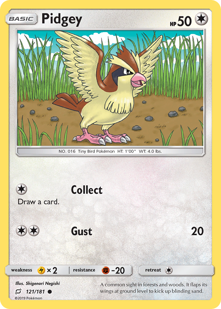 Pidgey (121/181) [Sun & Moon: Team Up] | Devastation Store