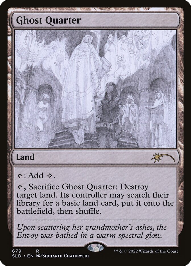 Ghost Quarter (Sketch) [Secret Lair Drop Promos] | Devastation Store