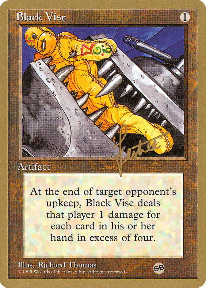 Black Vise (Bertrand Lestree) (SB) [Pro Tour Collector Set] | Devastation Store