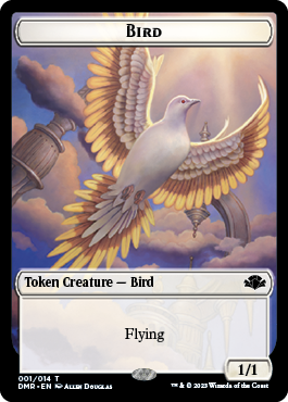 Bird Token [Dominaria Remastered Tokens] | Devastation Store