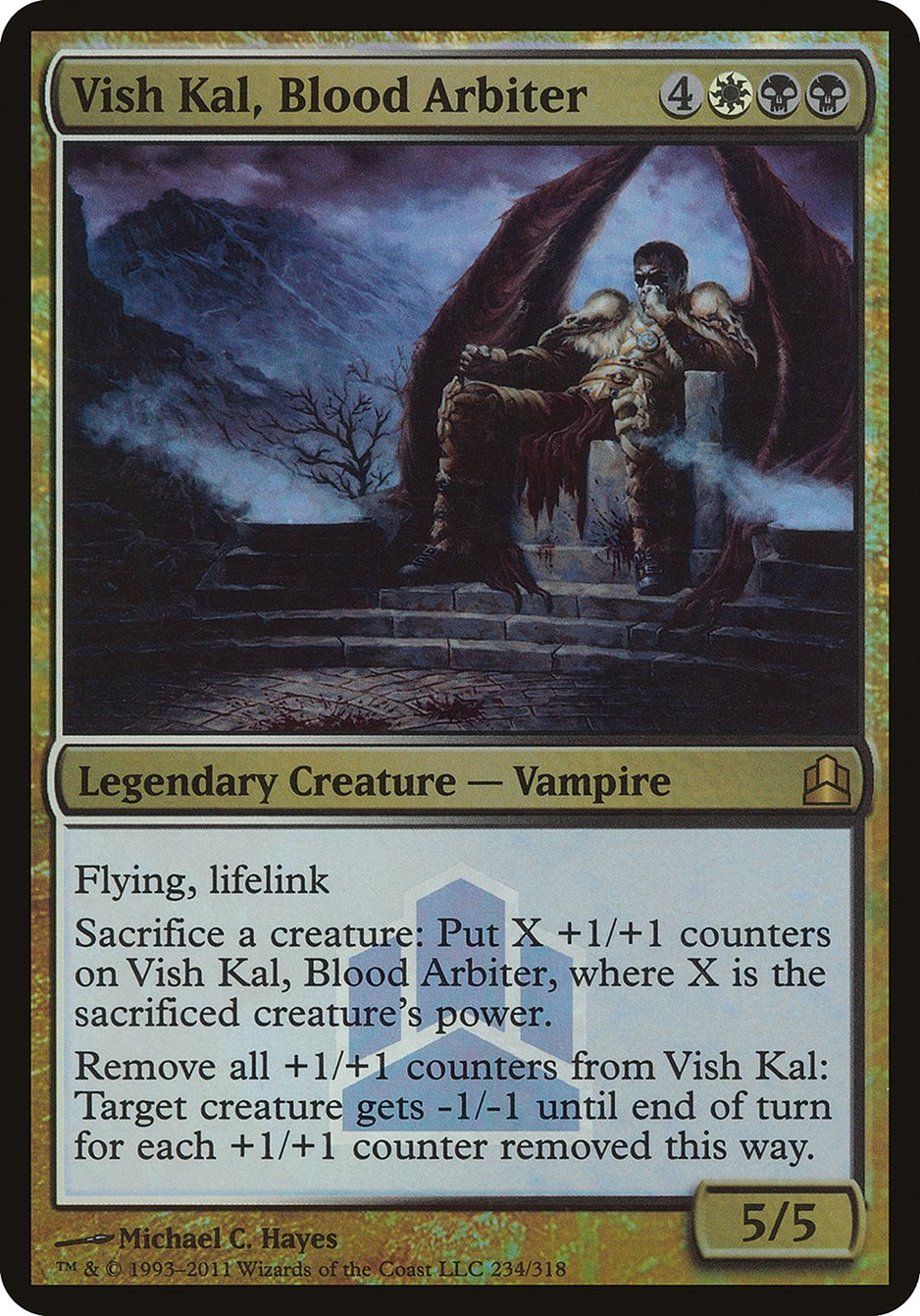 Vish Kal, Blood Arbiter (Launch) (Oversized) [Commander 2011 Launch Party] | Devastation Store