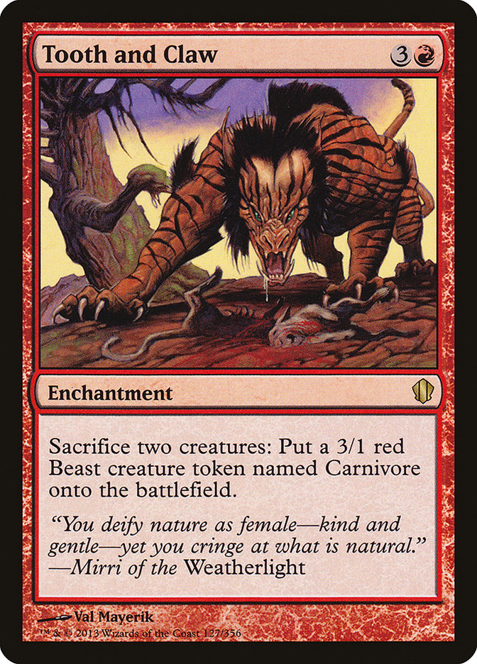 Tooth and Claw [Commander 2013] | Devastation Store