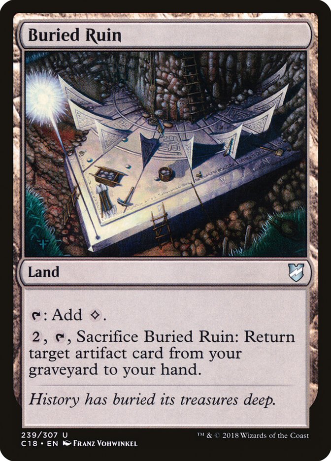 Buried Ruin [Commander 2018] | Devastation Store