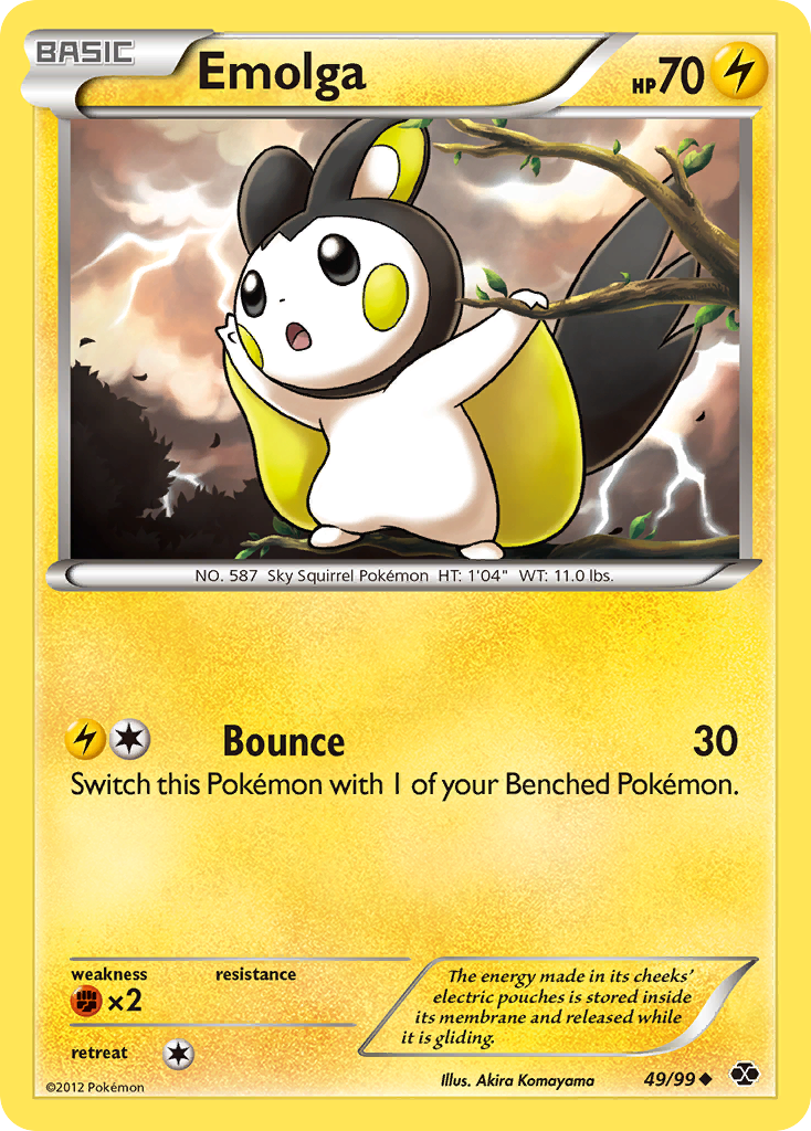 Emolga (49/99) [Black & White: Next Destinies] | Devastation Store