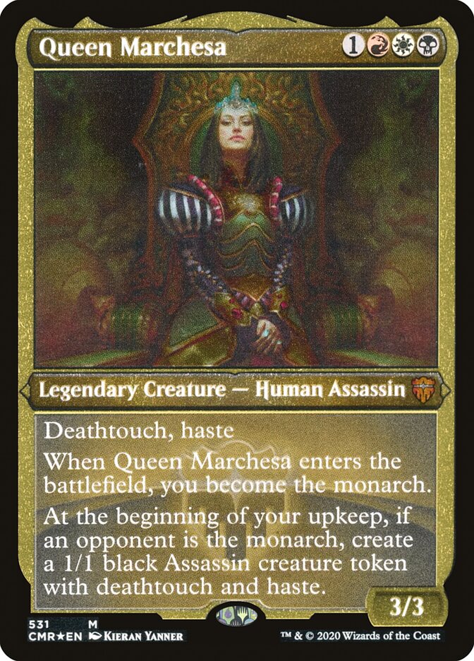 Queen Marchesa (Etched) [Commander Legends] | Devastation Store