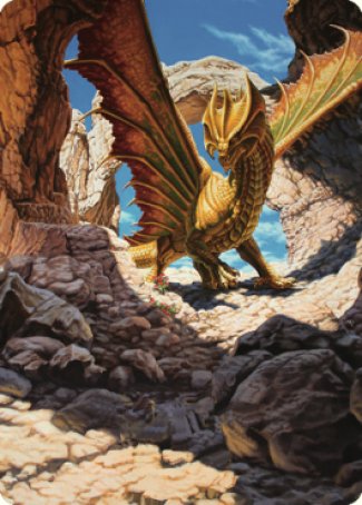Ancient Brass Dragon Art Card (02) [Commander Legends: Battle for Baldur's Gate Art Series] | Devastation Store
