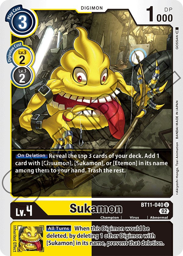 Sukamon [BT11-040] [Dimensional Phase] | Devastation Store