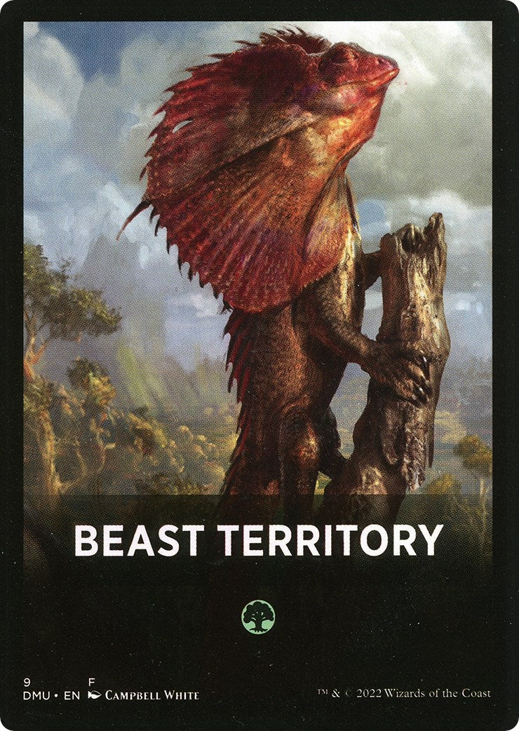 Beast Territory Theme Card [Dominaria United Tokens] | Devastation Store