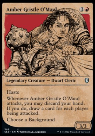 Amber Gristle O'Maul (Showcase) [Commander Legends: Battle for Baldur's Gate] | Devastation Store