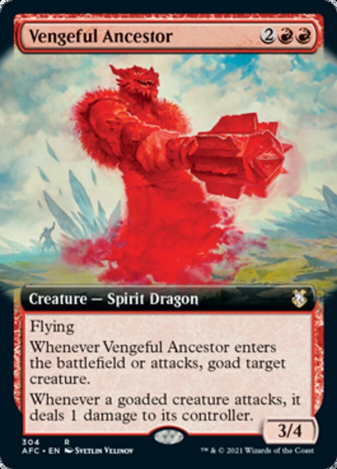 Vengeful Ancestor (Extended) [Dungeons & Dragons: Adventures in the Forgotten Realms Commander] | Devastation Store