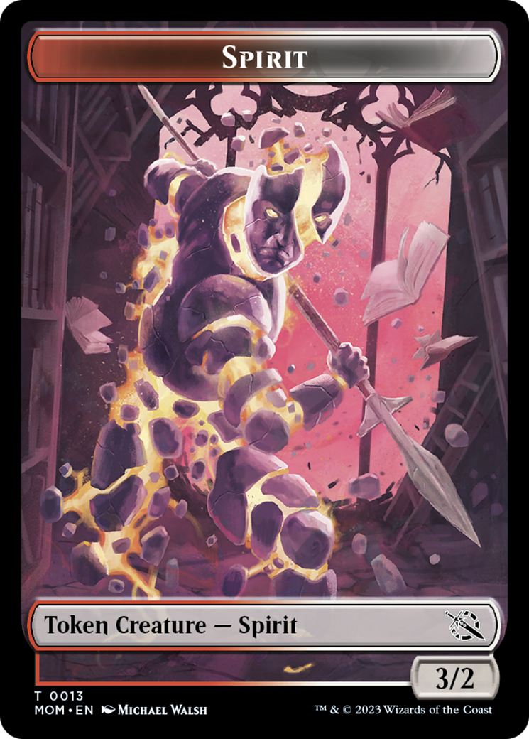 Treasure (20) // Spirit (13) Double-Sided Token [March of the Machine Tokens] | Devastation Store