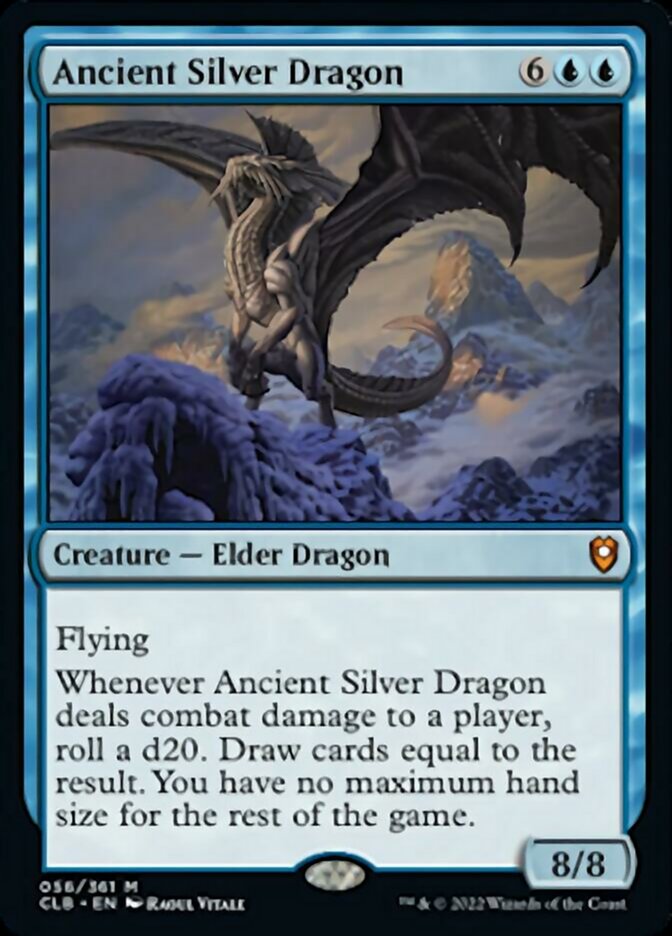 Ancient Silver Dragon [Commander Legends: Battle for Baldur's Gate] | Devastation Store