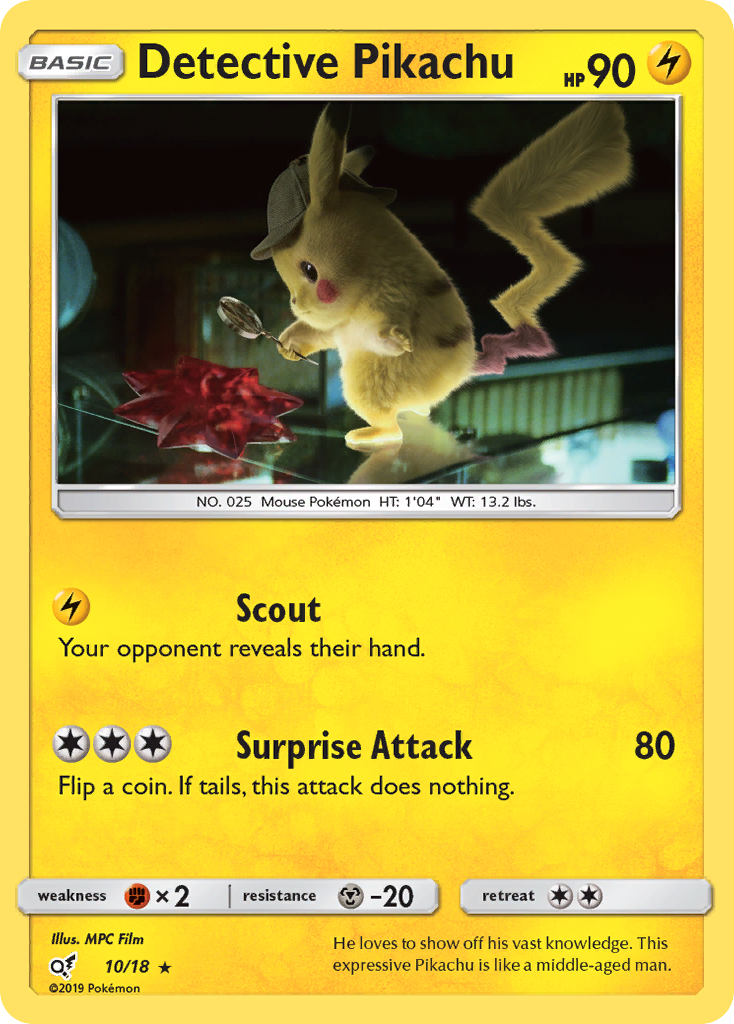 Detective Pikachu (10/18) [Sun & Moon: Detective Pikachu] | Devastation Store