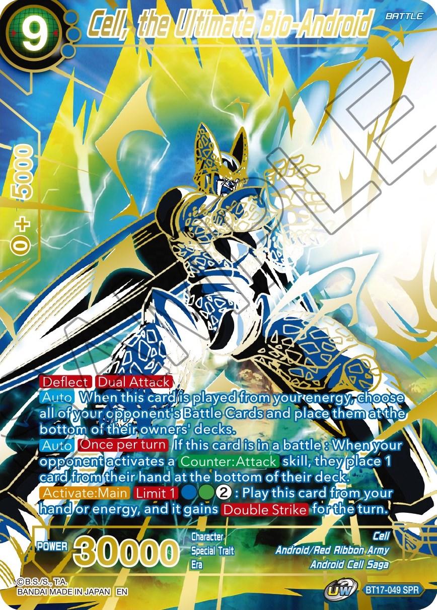 Cell, the Ultimate Bio-Android (SPR) (BT17-049) [Ultimate Squad] | Devastation Store