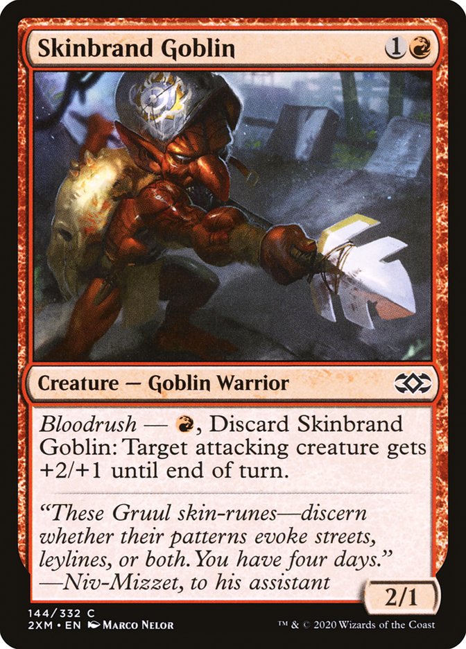 Skinbrand Goblin [Double Masters] | Devastation Store