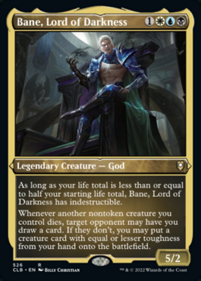Bane, Lord of Darkness (Foil Etched) [Commander Legends: Battle for Baldur's Gate] | Devastation Store