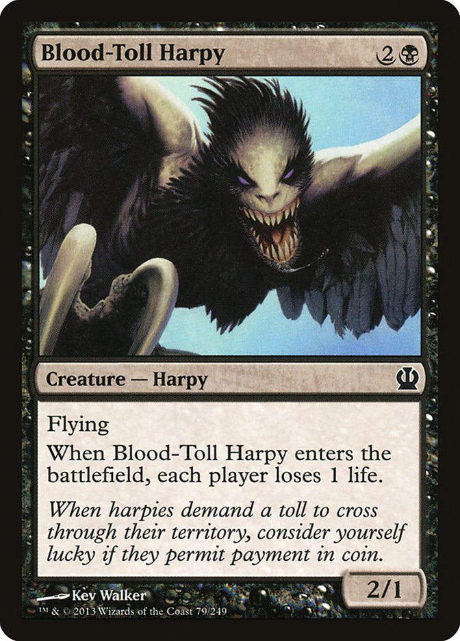 Blood-Toll Harpy [Theros] | Devastation Store