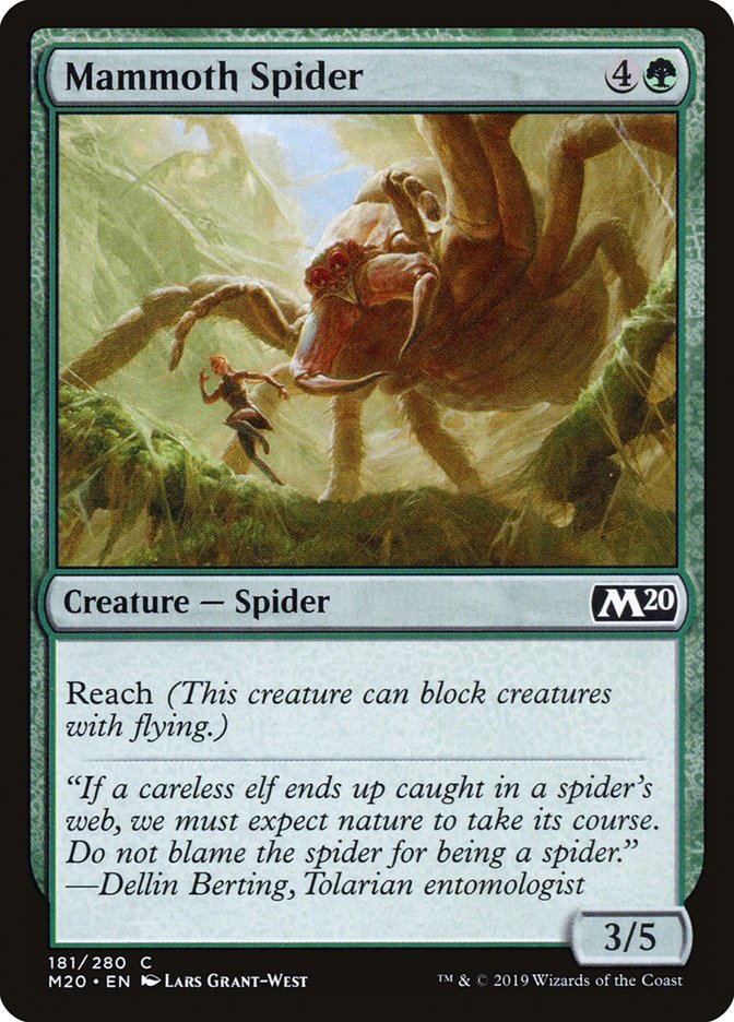 Mammoth Spider [Core Set 2020] | Devastation Store