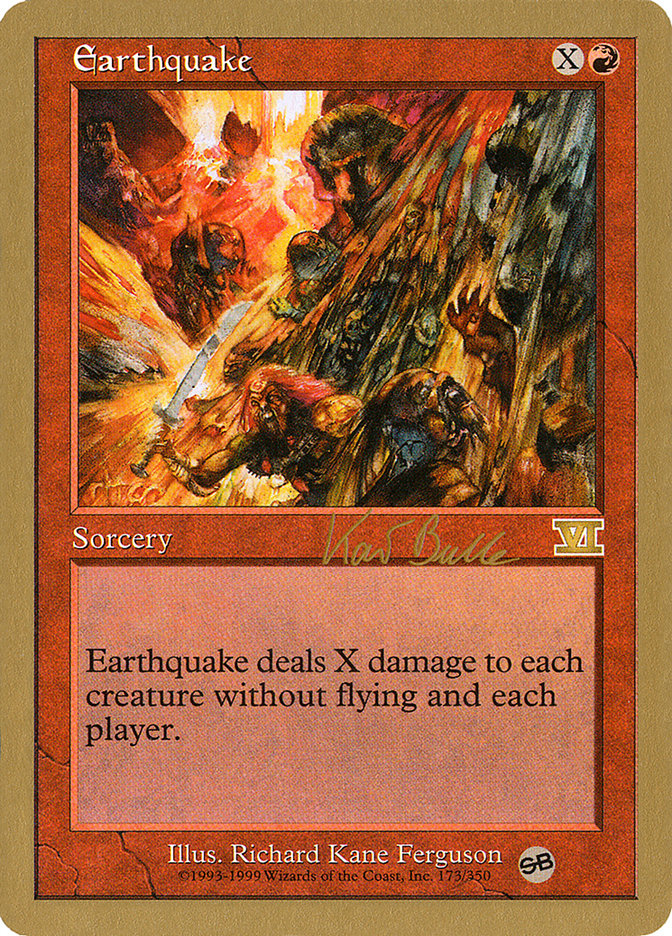 Earthquake (Kai Budde) (SB) [World Championship Decks 1999] | Devastation Store