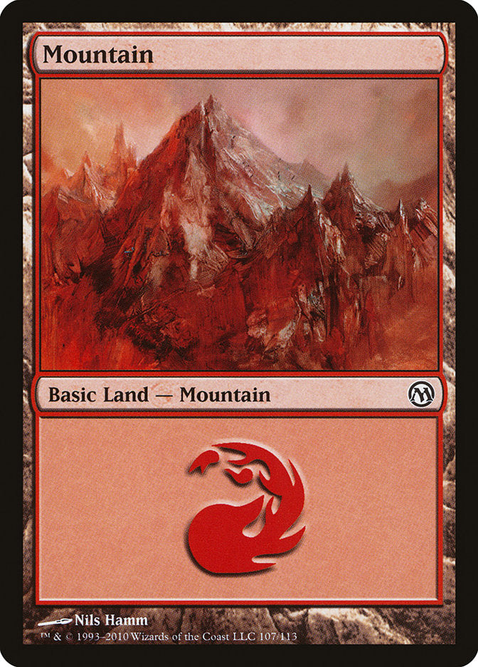 Mountain (107) [Duels of the Planeswalkers] - Devastation Store | Devastation Store