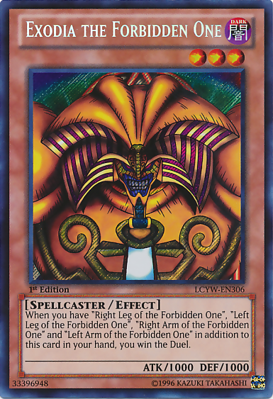 Exodia the Forbidden One [LCYW-EN306] Secret Rare | Devastation Store