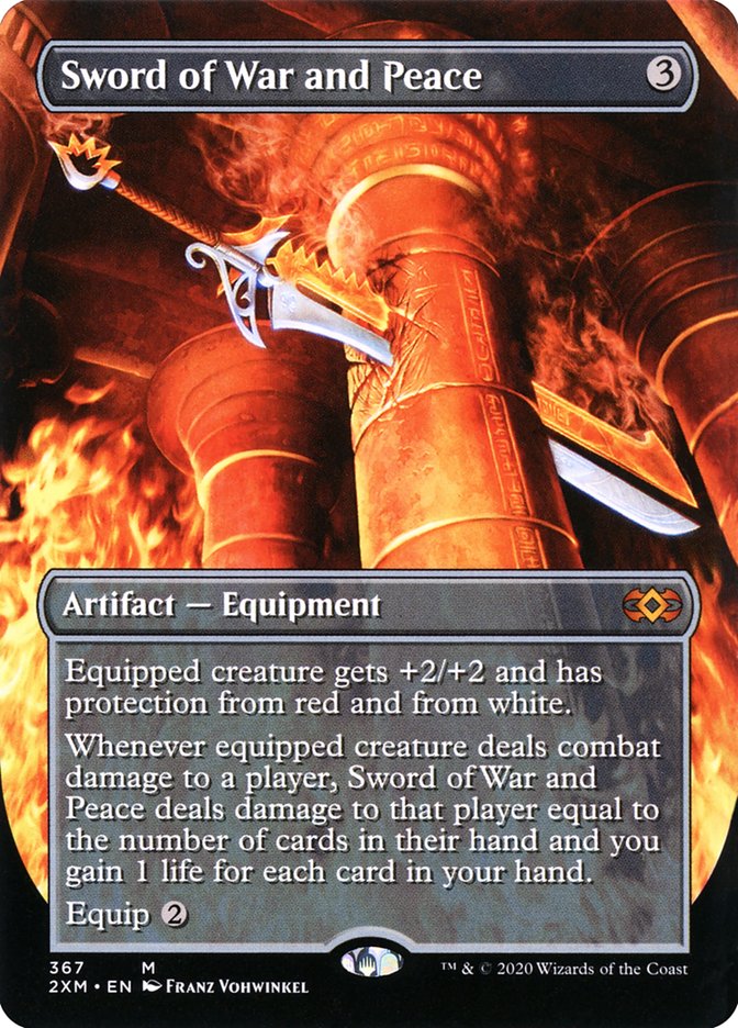 Sword of War and Peace (Toppers) [Double Masters Extended Art] | Devastation Store
