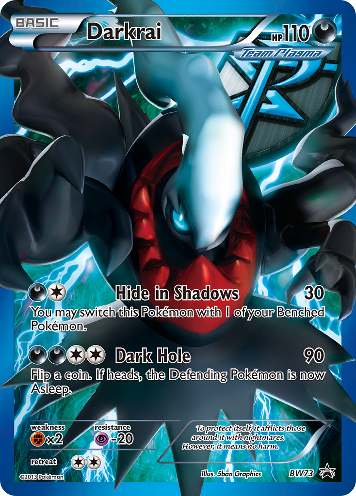 Darkrai (BW73) (Jumbo Card) [Black & White: Black Star Promos] | Devastation Store