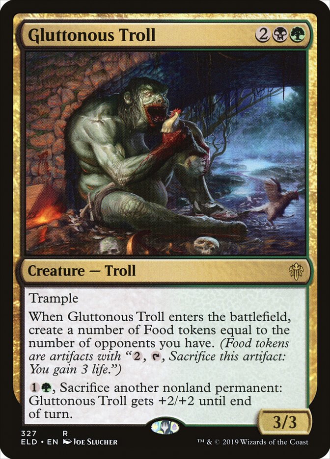 Gluttonous Troll [Throne of Eldraine] | Devastation Store