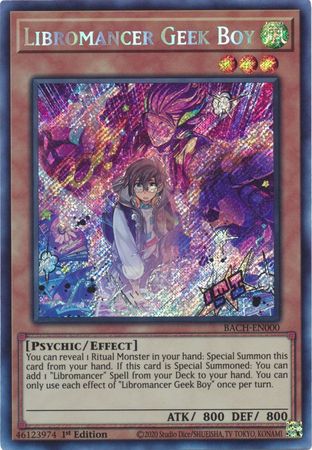 Libromancer Geek Boy [BACH-EN000] Secret Rare | Devastation Store