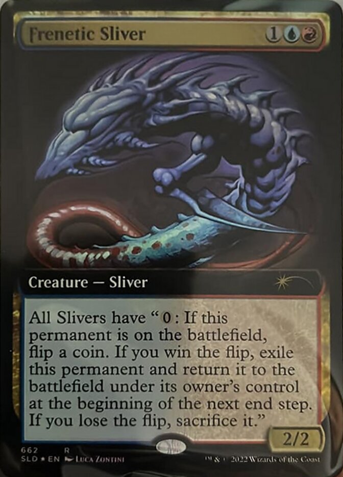 Frenetic Sliver (Extended Art) [Secret Lair Drop Promos] | Devastation Store