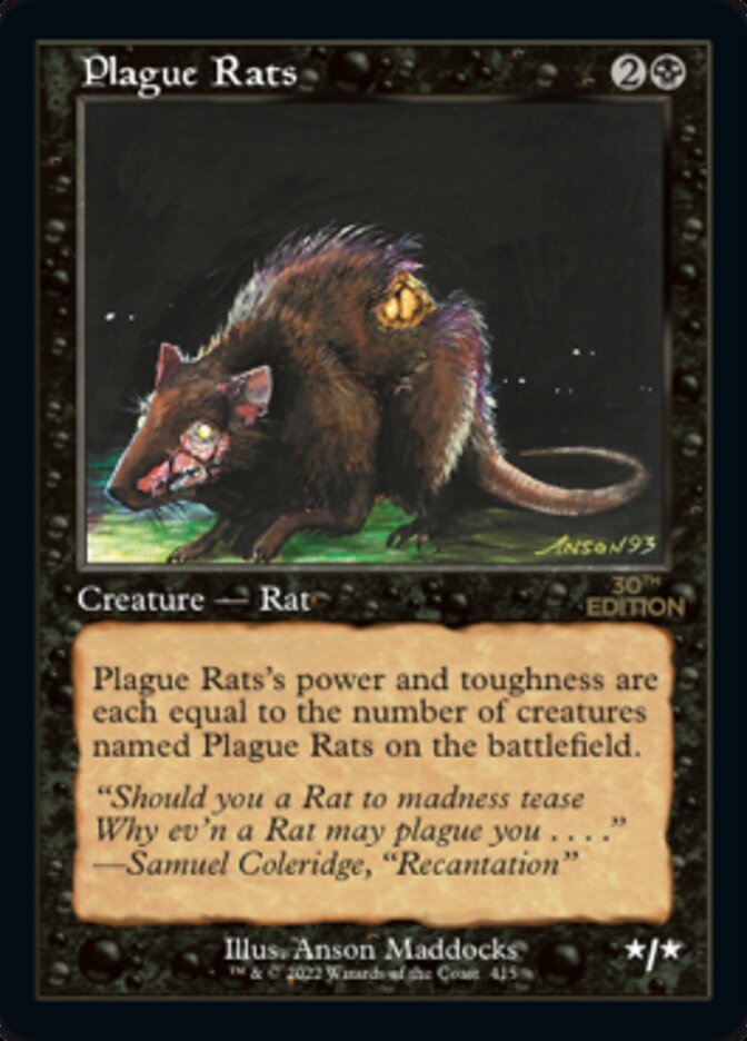 Plague Rats (Retro) [30th Anniversary Edition] | Devastation Store