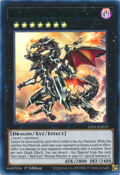 Red-Eyes Flare Metal Dragon (Green) [LDS1-EN015] Ultra Rare | Devastation Store