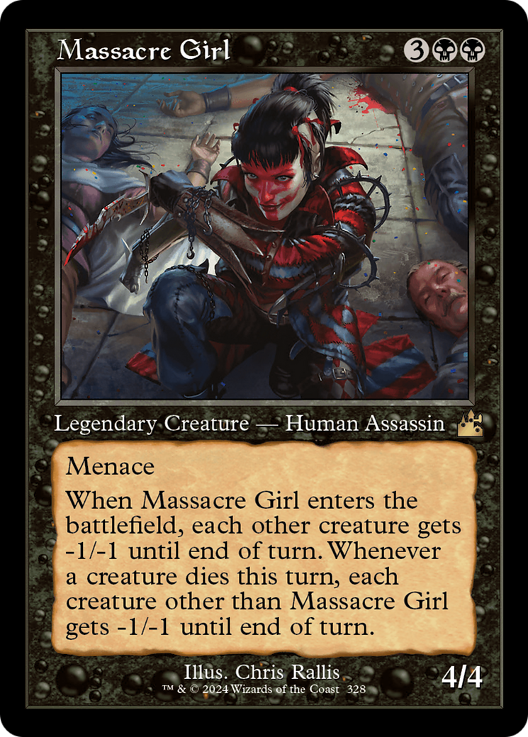 Massacre Girl (Retro) [Ravnica Remastered] | Devastation Store