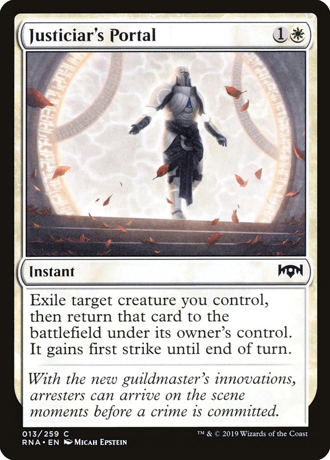 Justiciar's Portal [Ravnica Allegiance] | Devastation Store