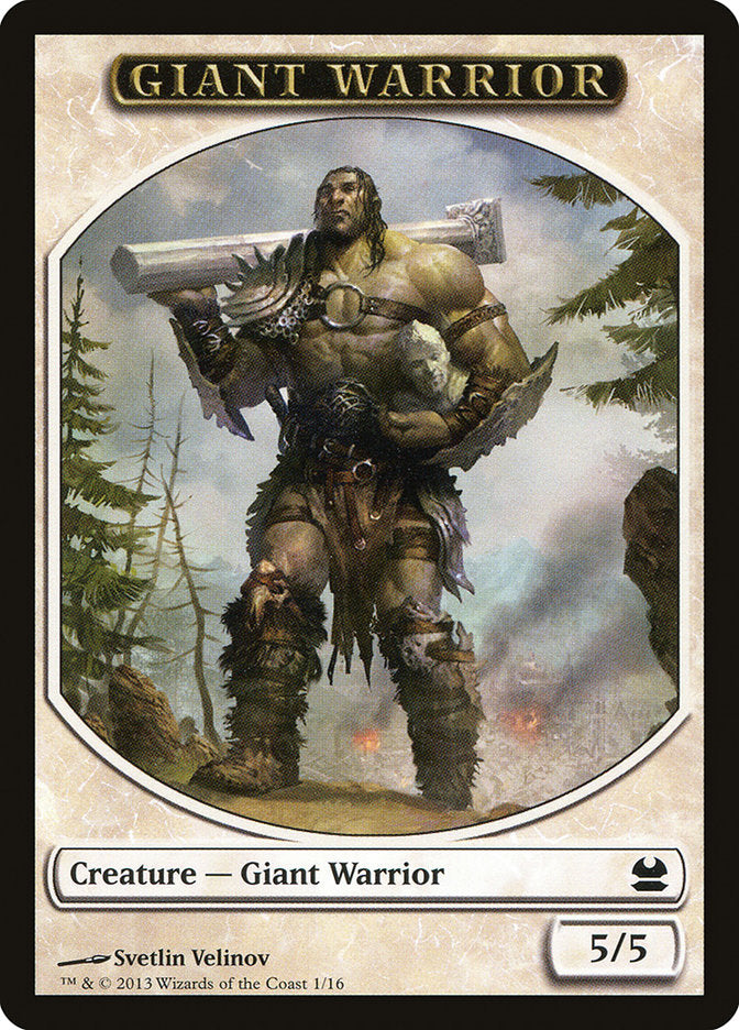 Giant Warrior [Modern Masters Tokens] | Devastation Store