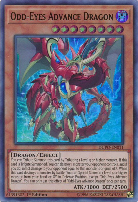 Odd-Eyes Advance Dragon [DUPO-EN011] Ultra Rare | Devastation Store