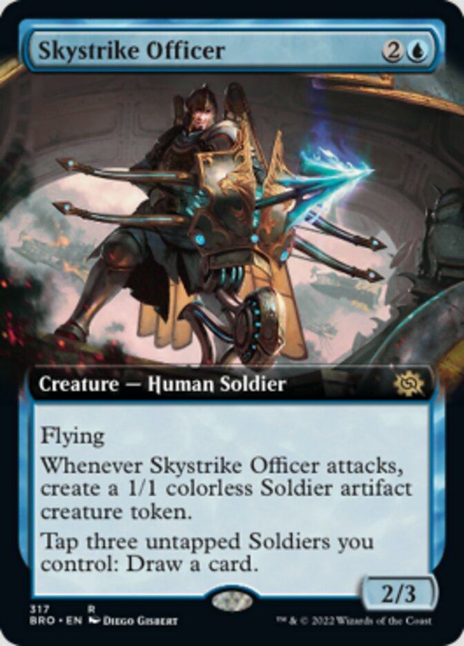 Skystrike Officer (Extended Art) [The Brothers' War] | Devastation Store