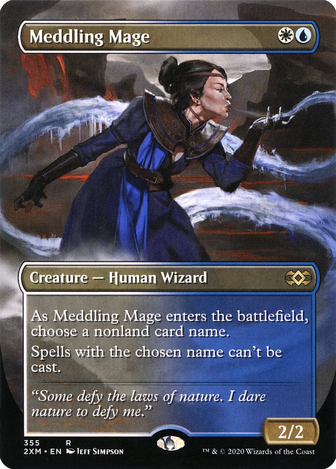 Meddling Mage (Toppers) [Double Masters Extended Art] | Devastation Store