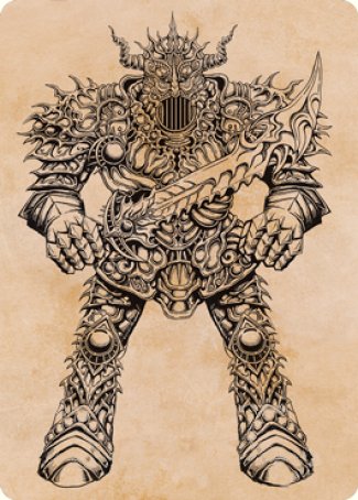 Iron Golem (Showcase) Art Card [Dungeons & Dragons: Adventures in the Forgotten Realms Art Series] | Devastation Store