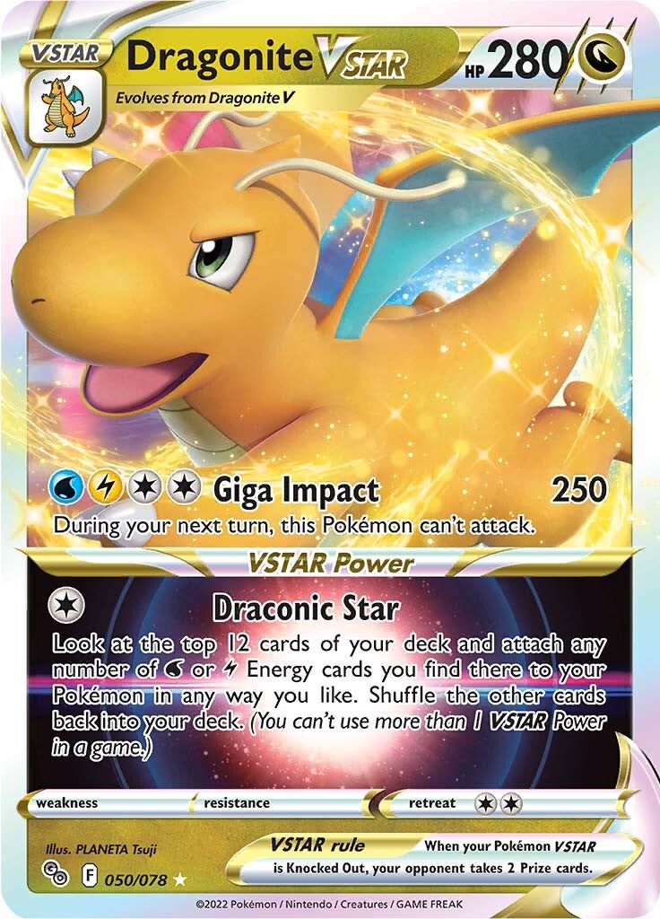 Dragonite VSTAR (050/078) [Pokémon GO] | Devastation Store