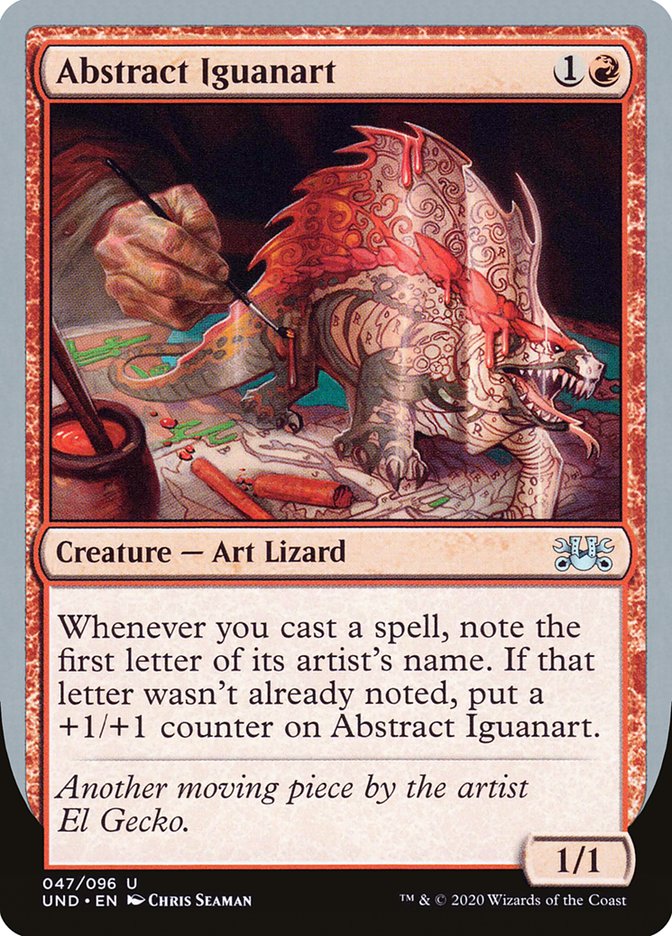 Abstract Iguanart [Unsanctioned] | Devastation Store