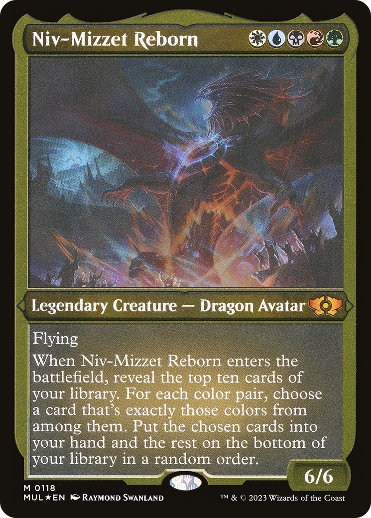 Niv-Mizzet Reborn (Foil Etched) [Multiverse Legends] | Devastation Store