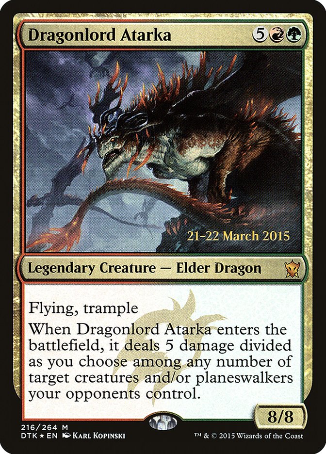 Dragonlord Atarka  [Dragons of Tarkir Prerelease Promos] | Devastation Store