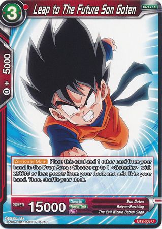 Leap to The Future Son Goten [BT2-008] | Devastation Store