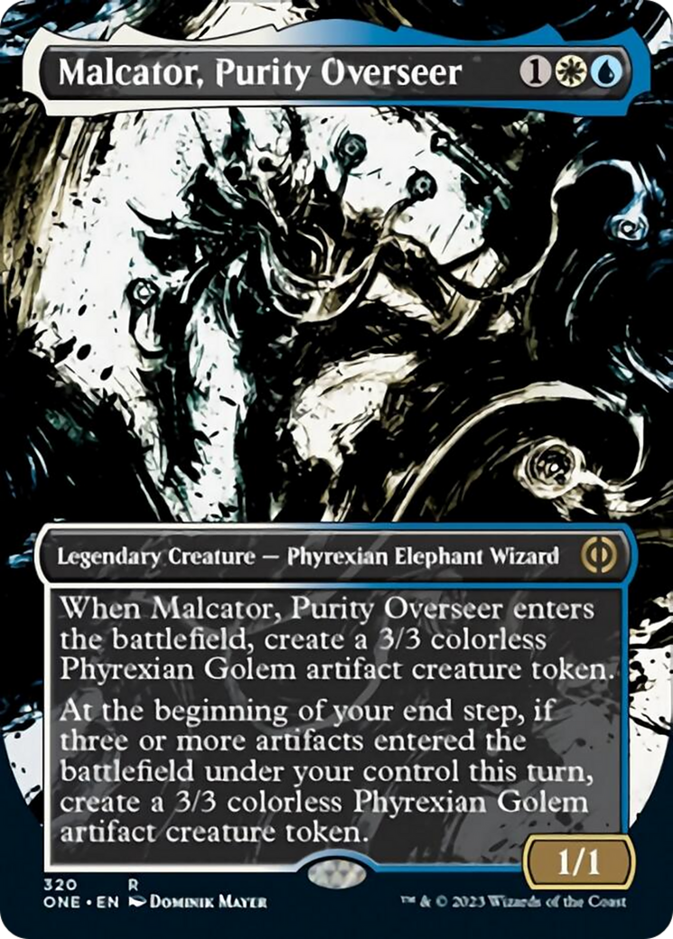 Malcator, Purity Overseer (Borderless Ichor) [Phyrexia: All Will Be One] | Devastation Store