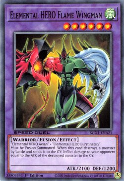 Elemental HERO Flame Wingman [SGX1-ENA21] Common | Devastation Store