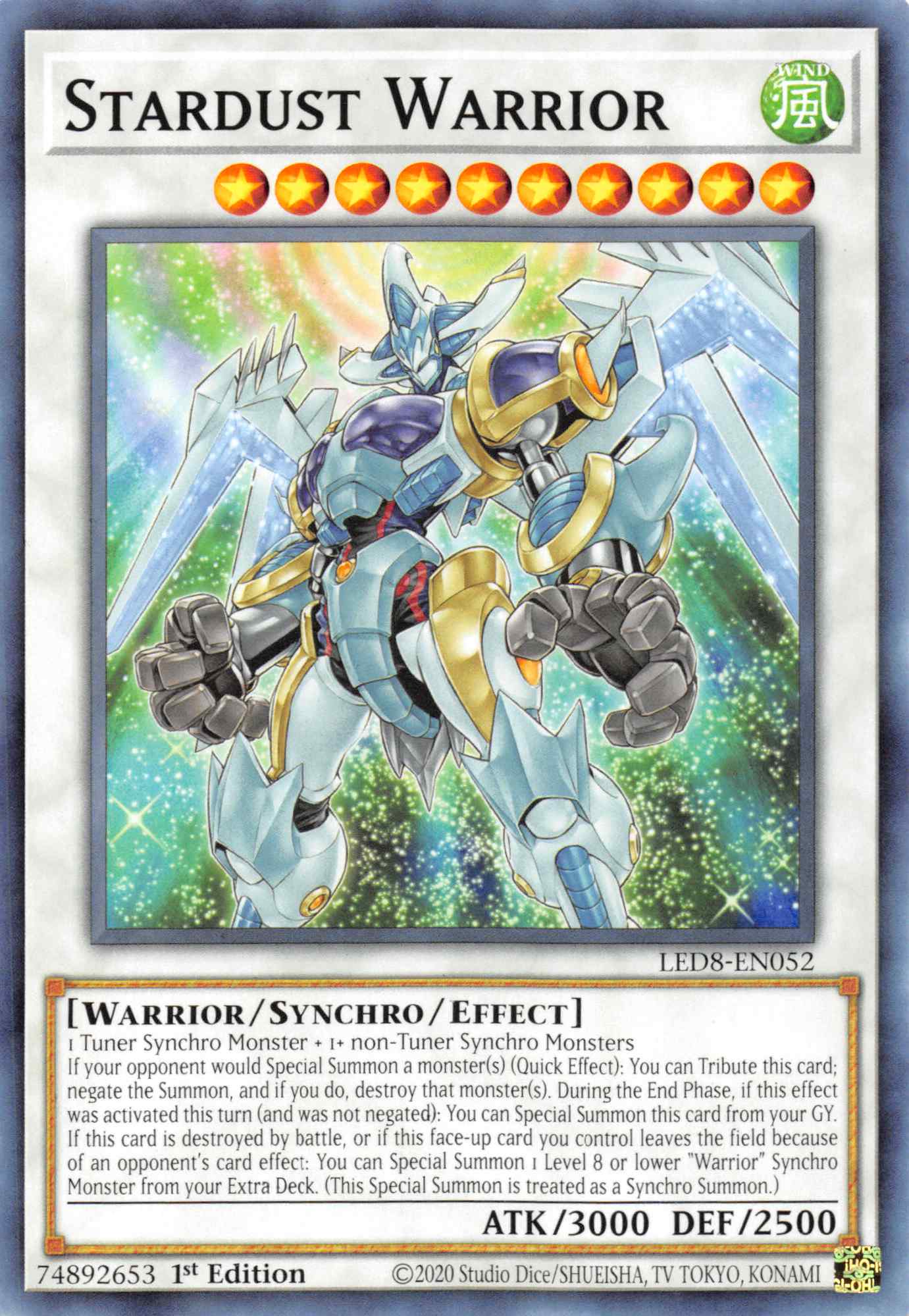 Stardust Warrior [LED8-EN052] Common | Devastation Store