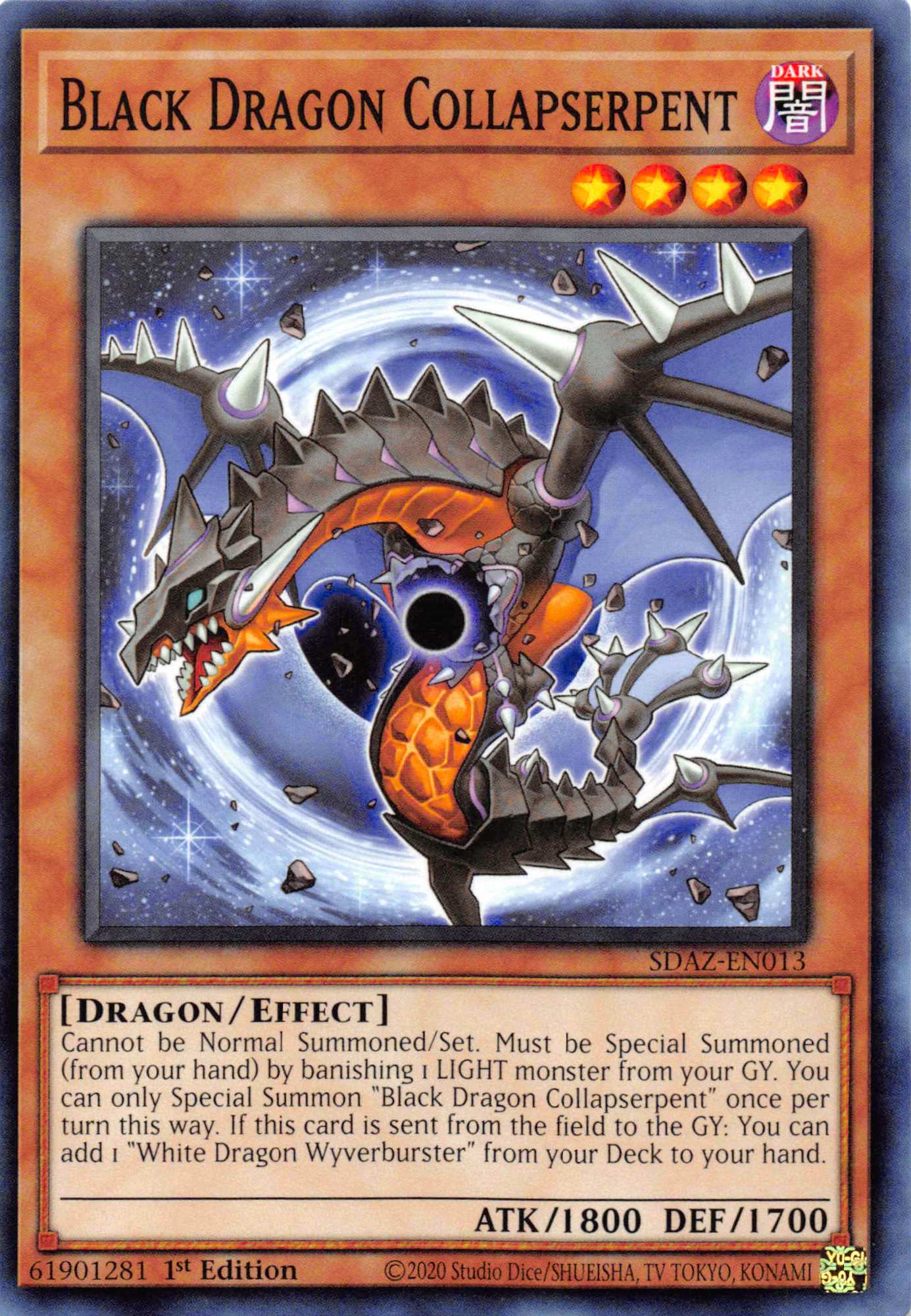 Black Dragon Collapserpent [SDAZ-EN013] Common | Devastation Store