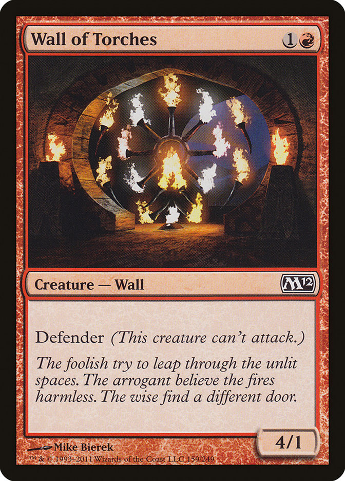 Wall of Torches [Magic 2012] - Devastation Store | Devastation Store